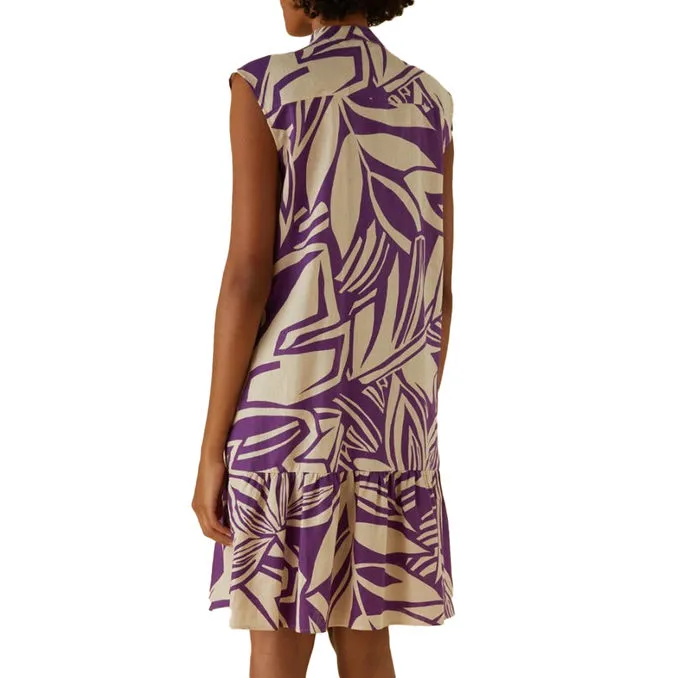 Purple Leaf Dress