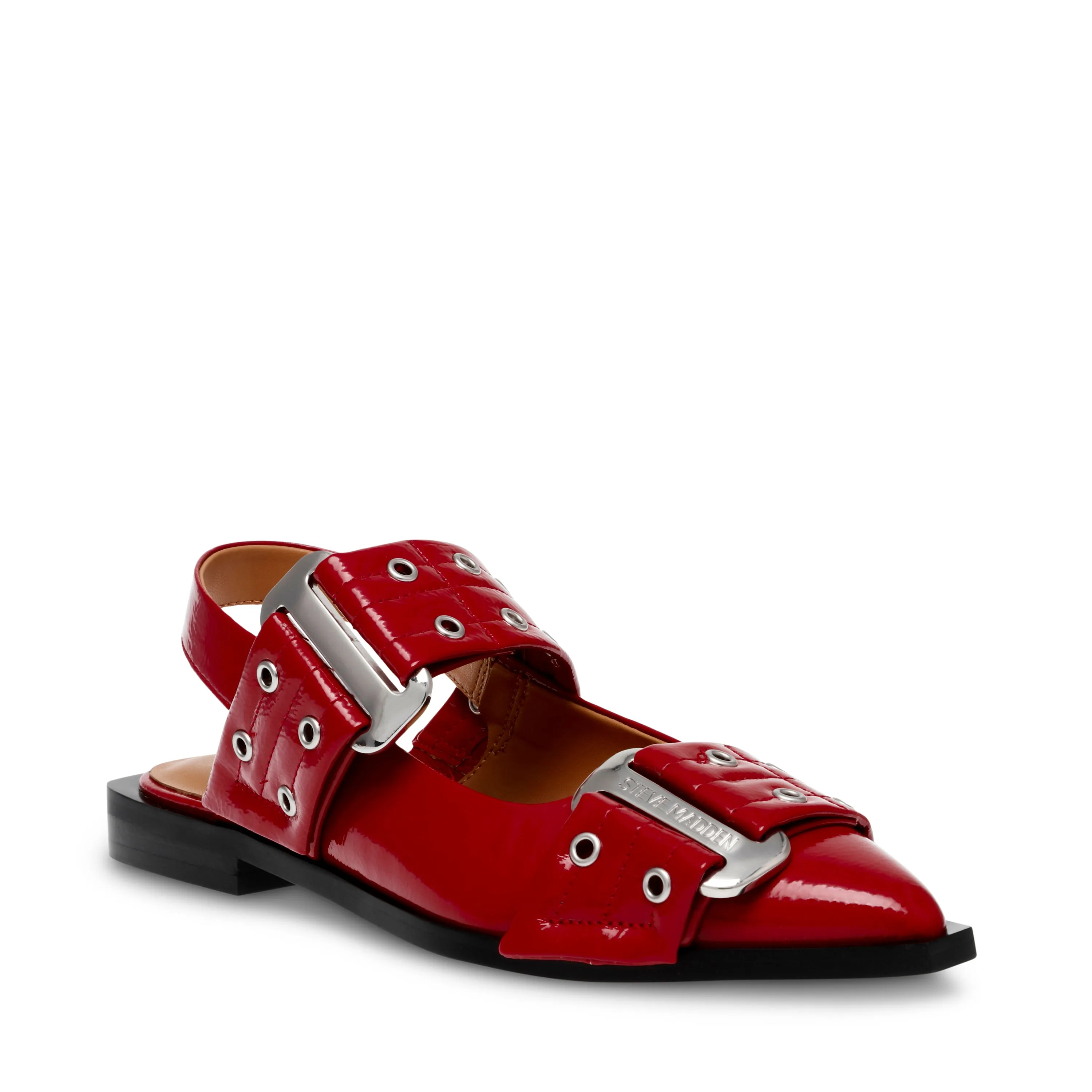 Red Patent Grand Ave Sandals