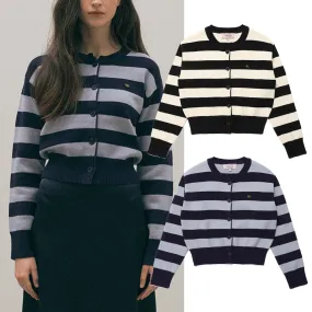 Stripes Casual Style Nylon Street Style Long Sleeves