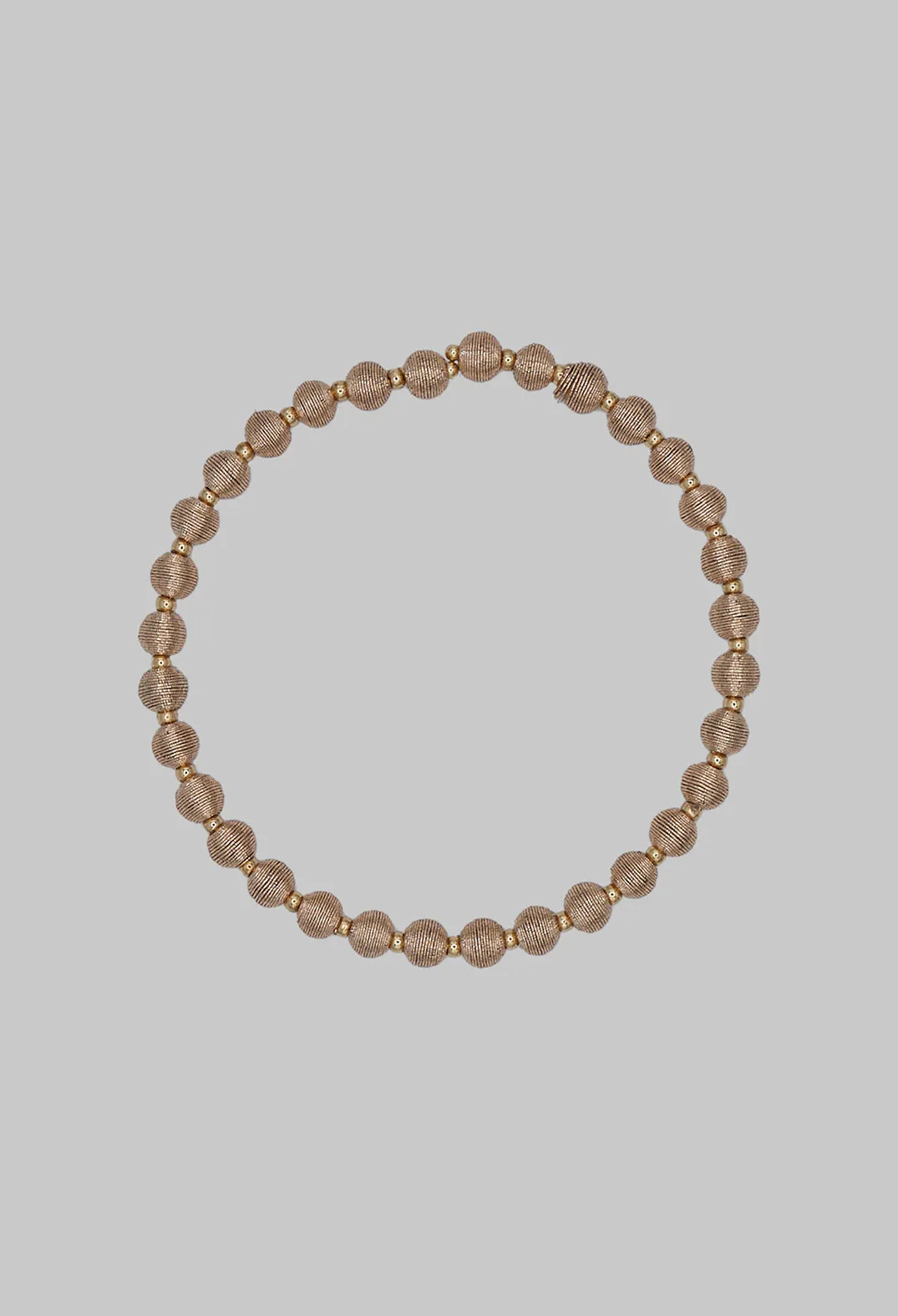 Springwire Woven Necklace in Rose Gold