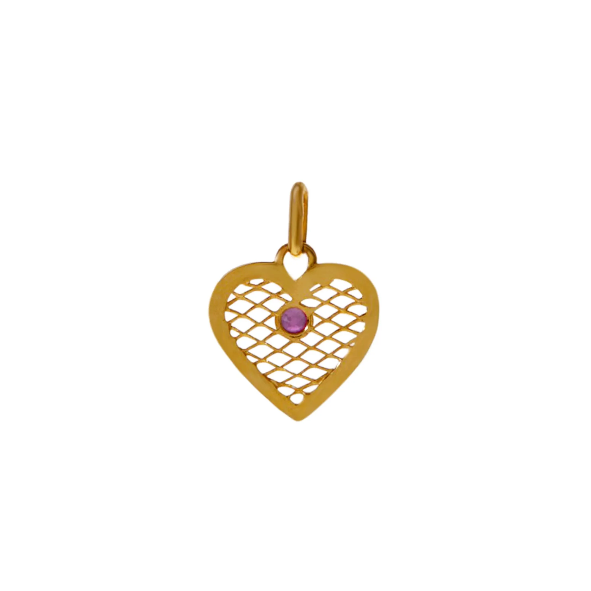 Ruby Lattice Heart