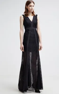 Panel Lace Gown