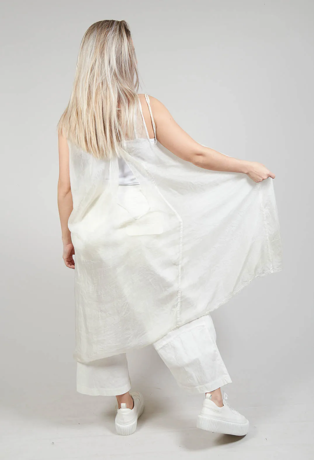 Straw Cloud Silk Overdress