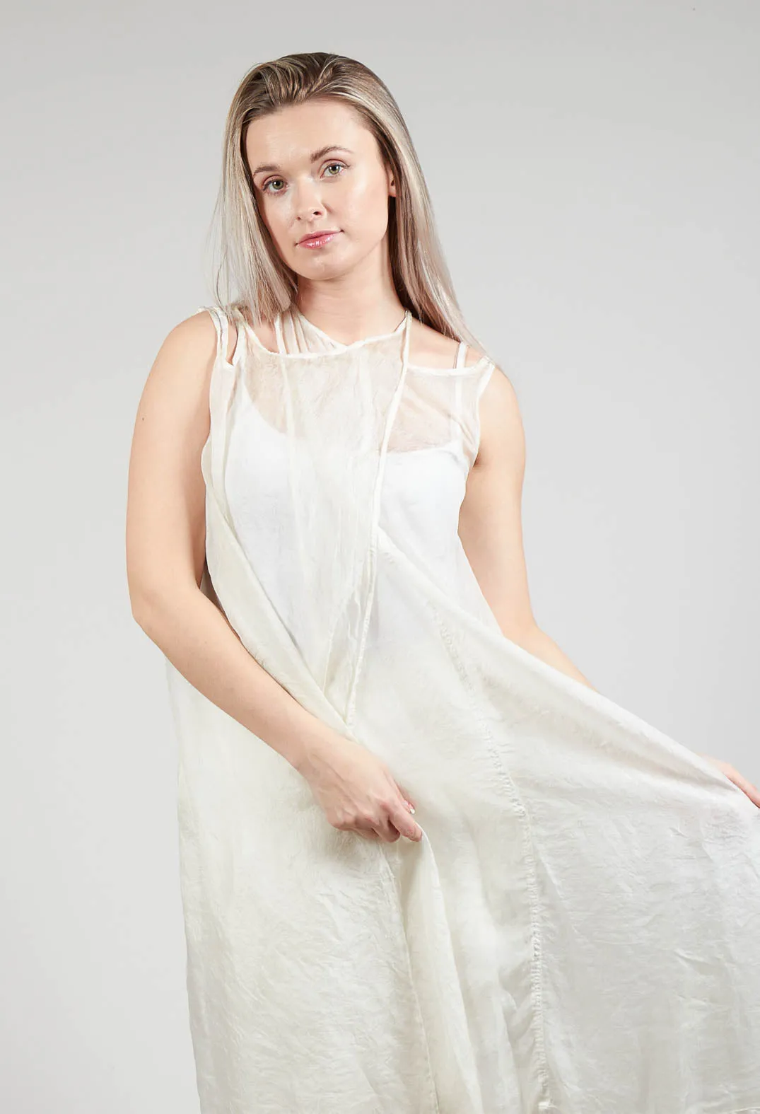 Straw Cloud Silk Overdress