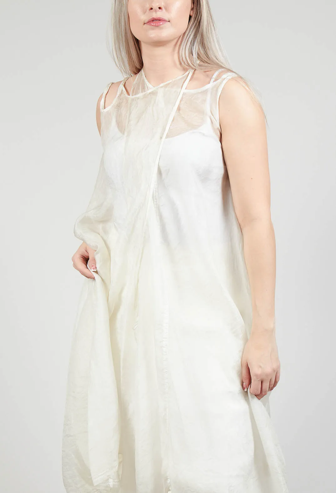 Straw Cloud Silk Overdress