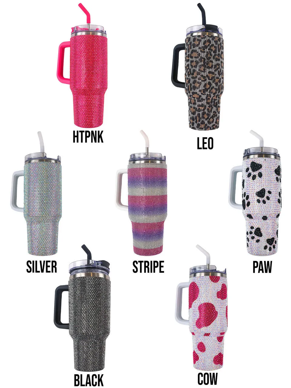 40 Ounce Sequin Tumbler in 4 Simply Southern Styles