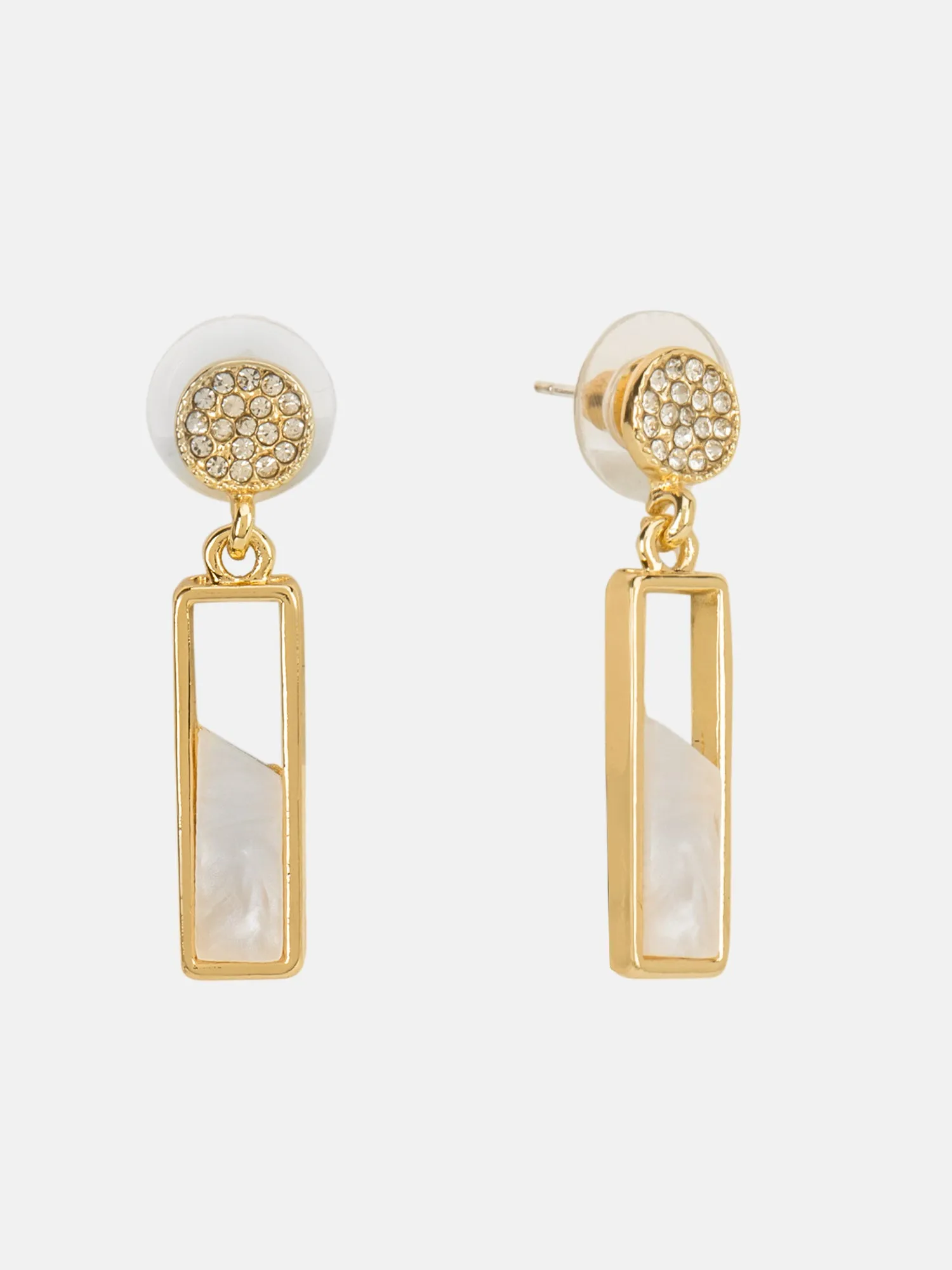 Elegant Asymetric Drop Earrings