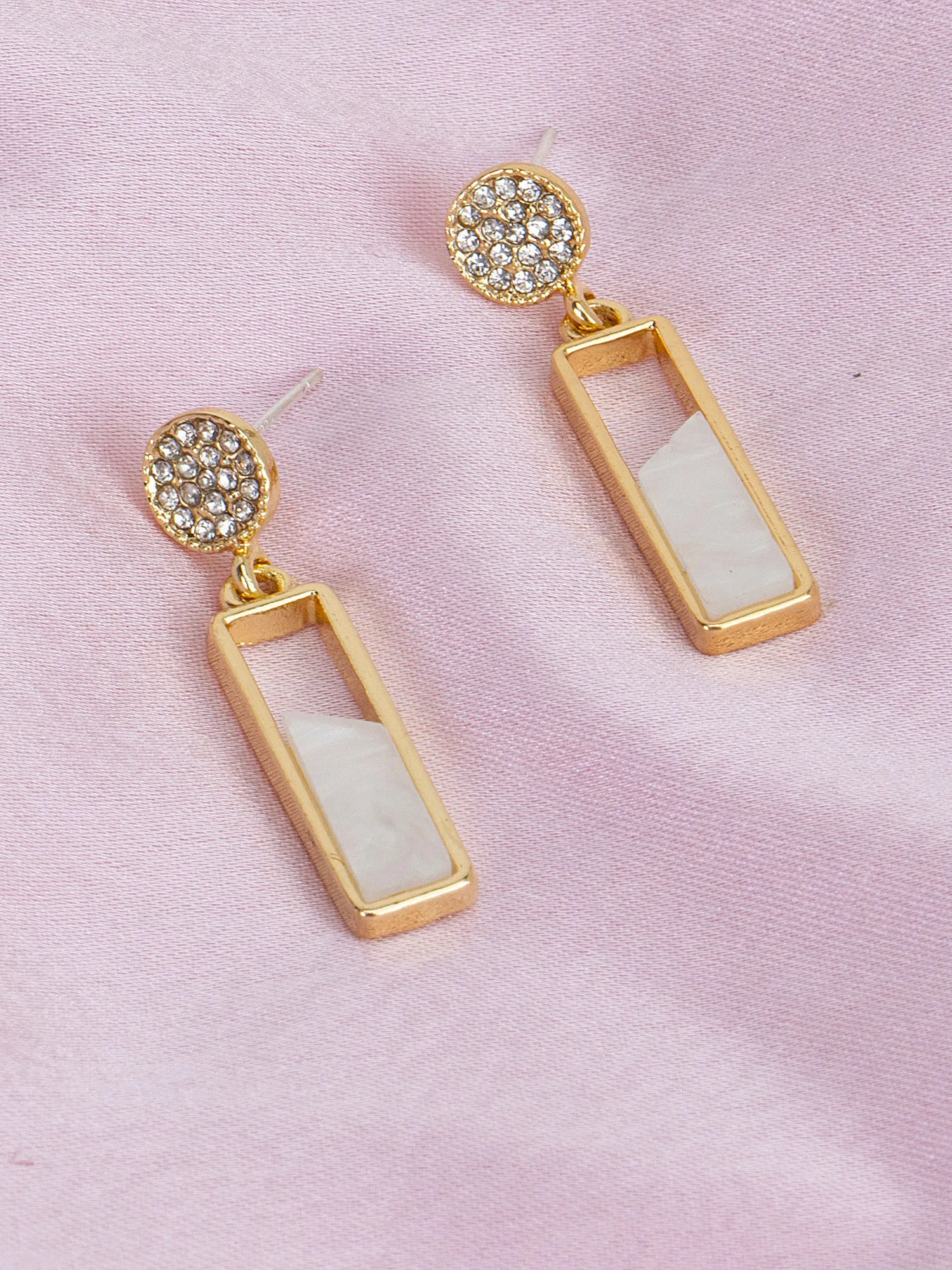 Elegant Asymetric Drop Earrings