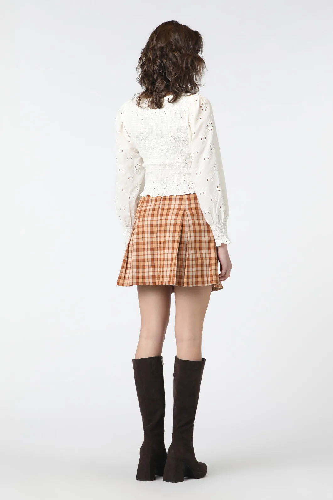 Stacey Check Skirt