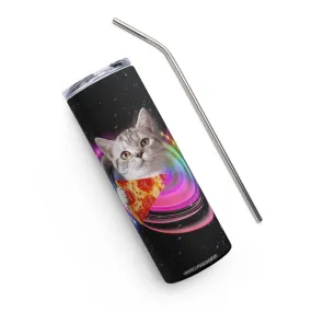 Pizza Cat Stainless Tumbler