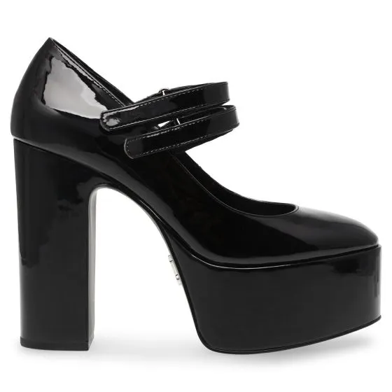 Steve Madden W' Kultur Black Patent Shoes