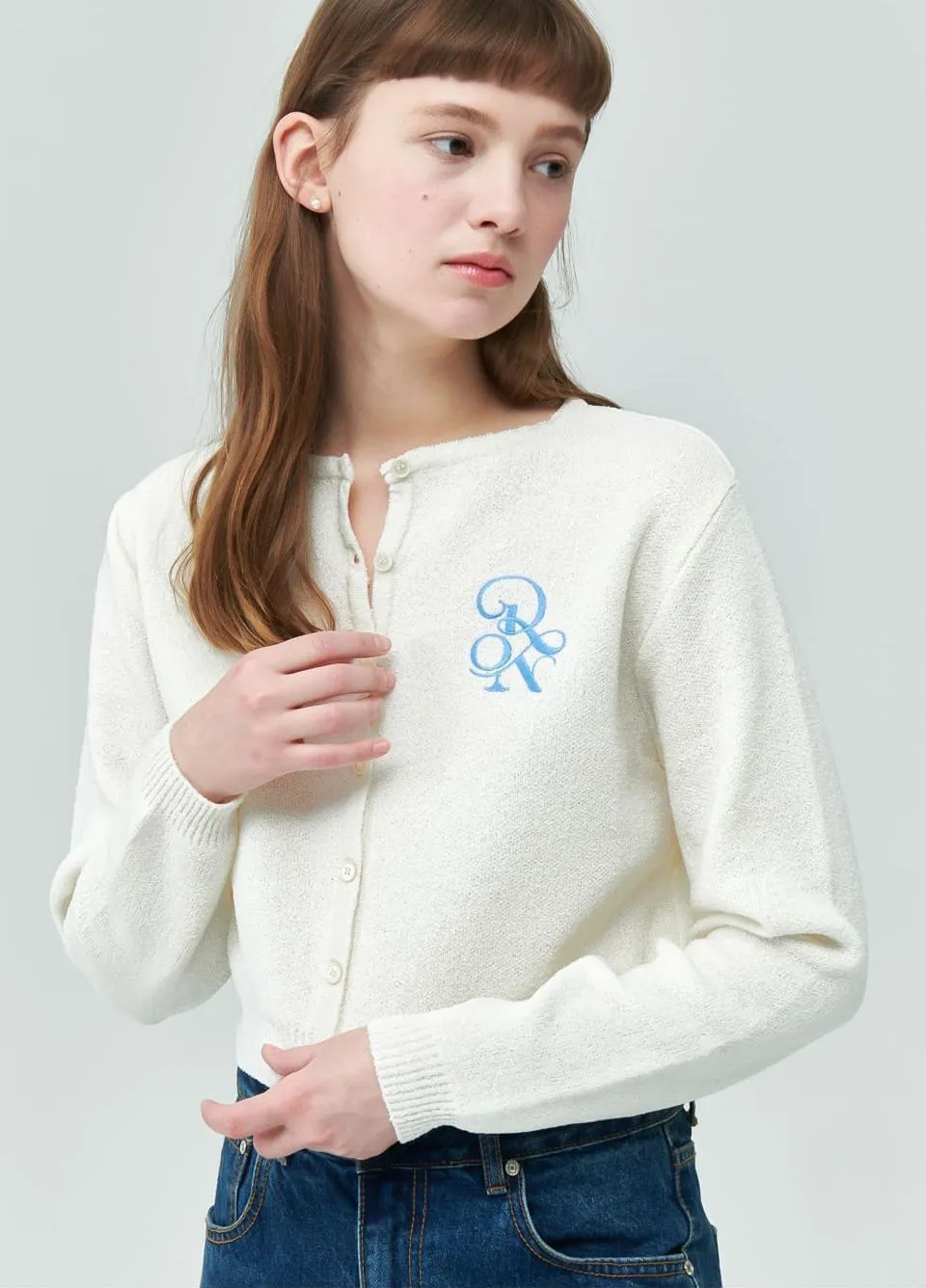 Street Style Long Sleeves Logo Cardigans by RONRON