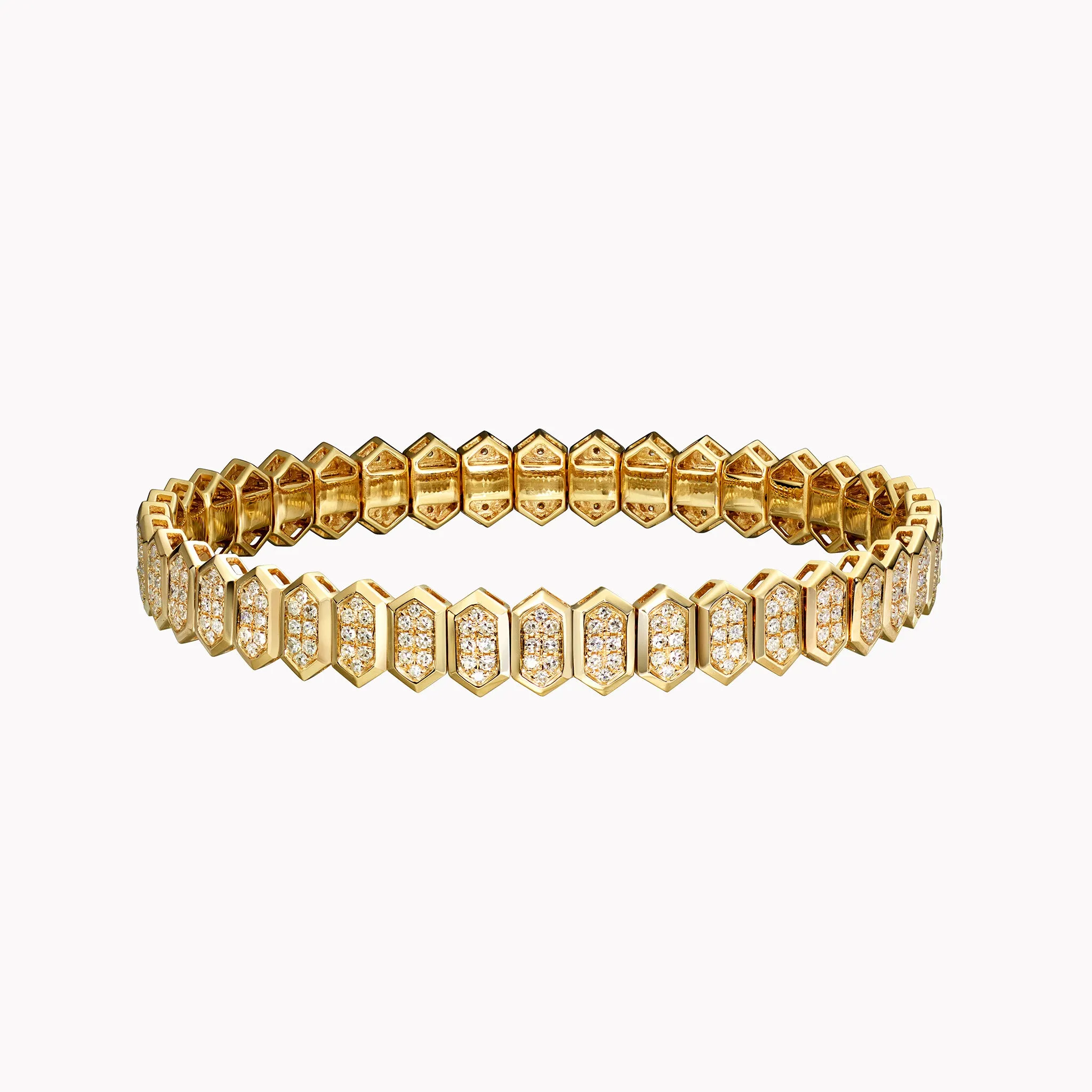 Stretchy Hexagon Bracelet