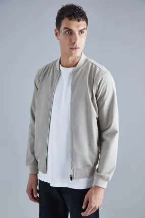 boohooMAN Technical Stretch Smart Bomber