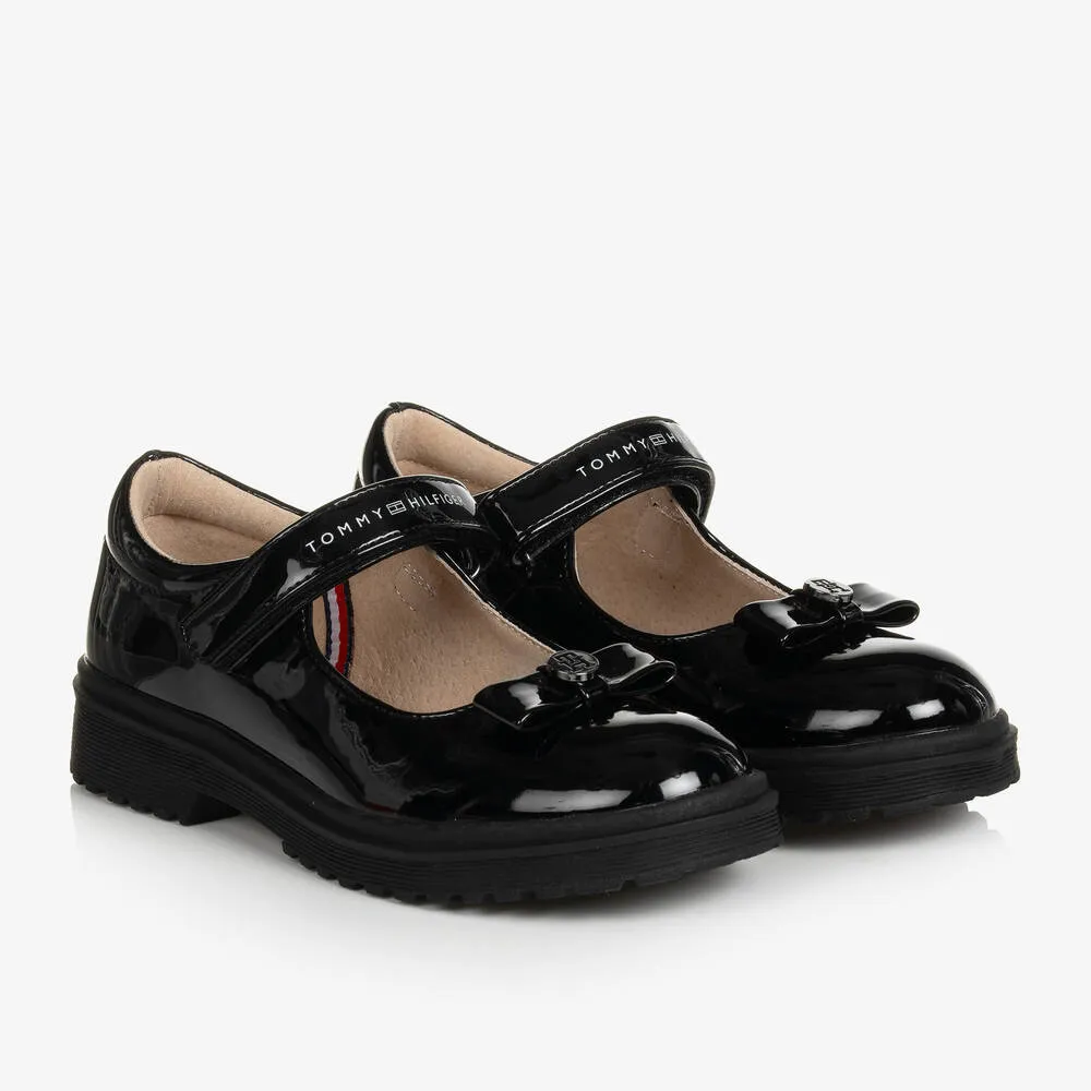 Teen Girls Black Patent Shoes