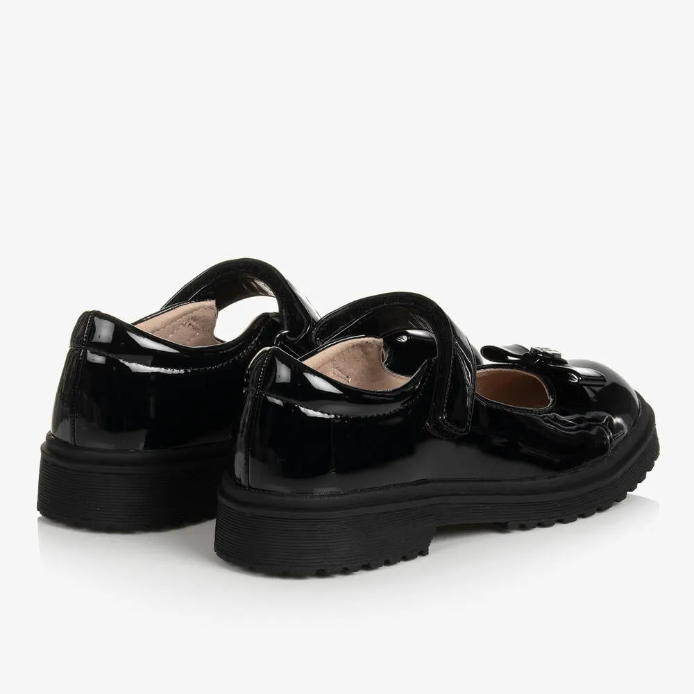 Teen Girls Black Patent Shoes