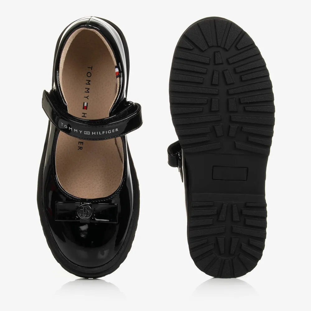 Teen Girls Black Patent Shoes