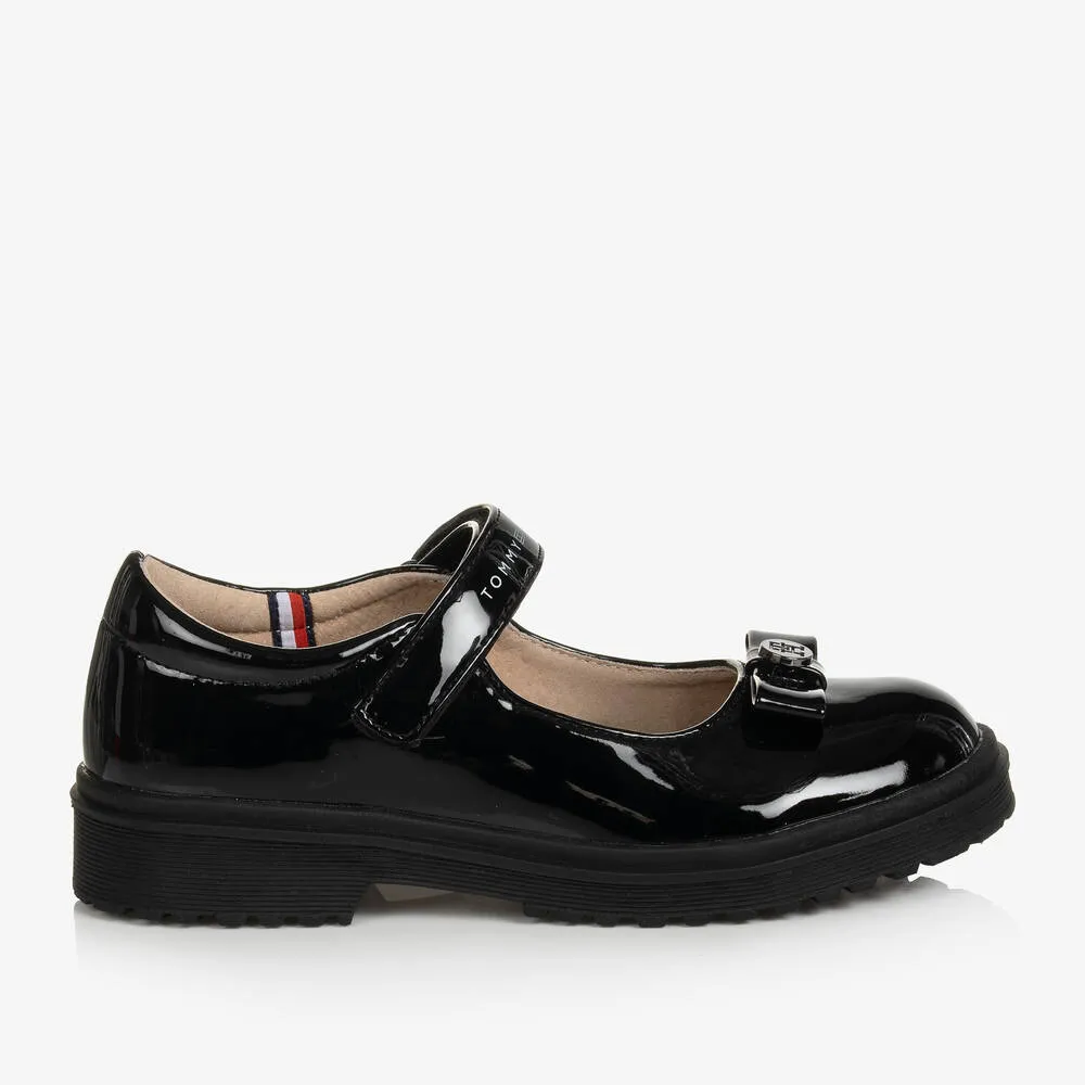 Teen Girls Black Patent Shoes