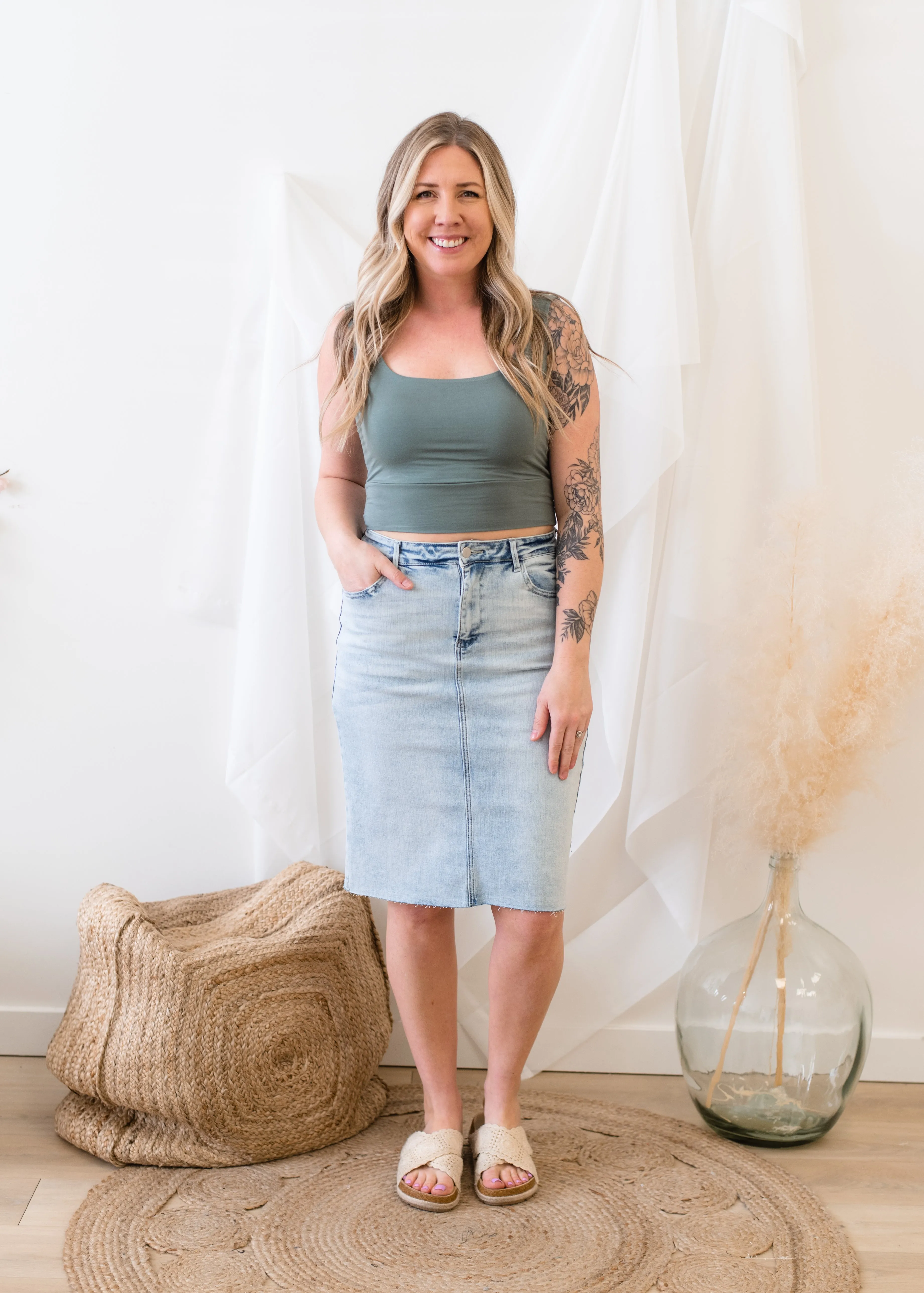 Devon Denim Skirt