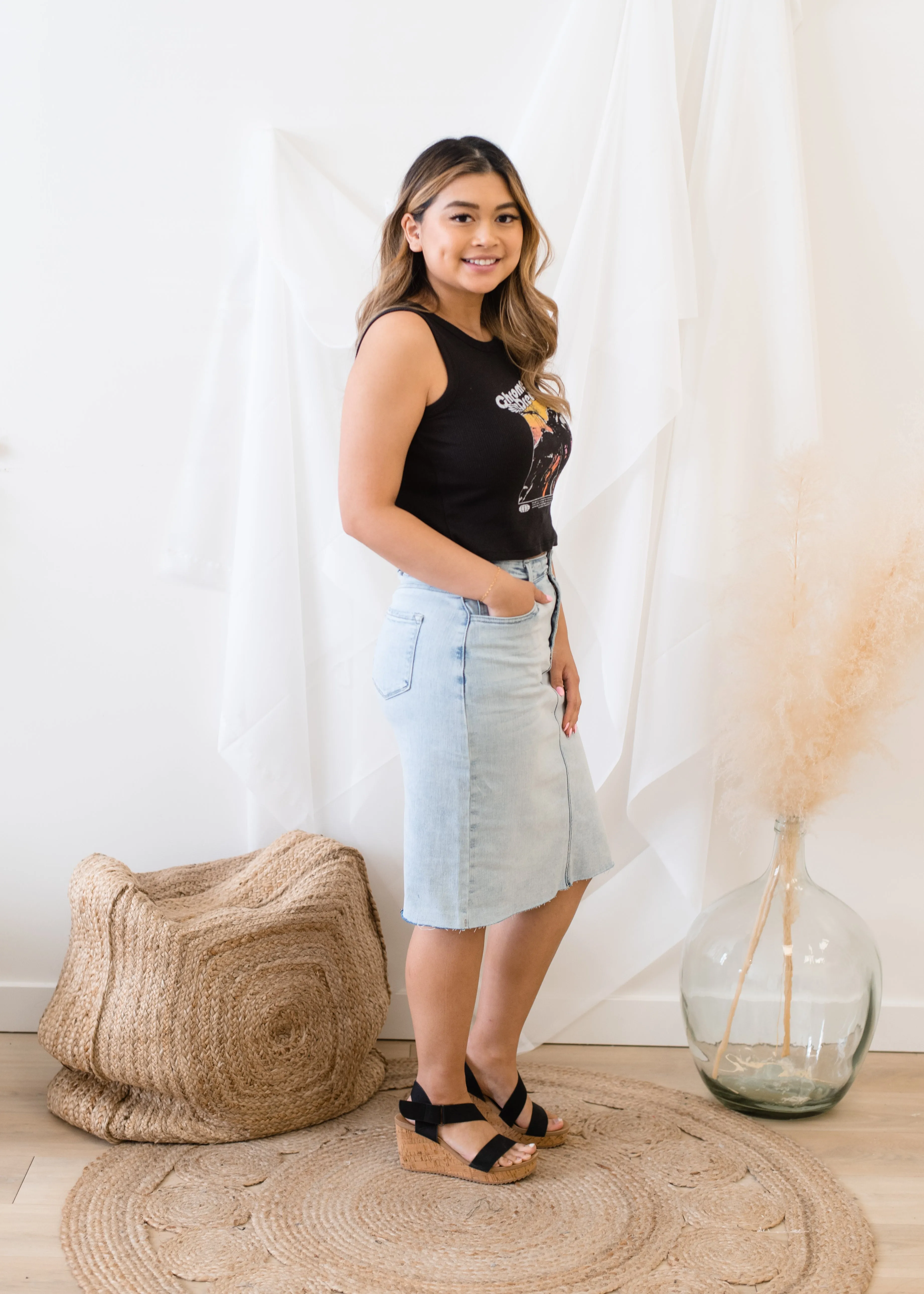 Devon Denim Skirt