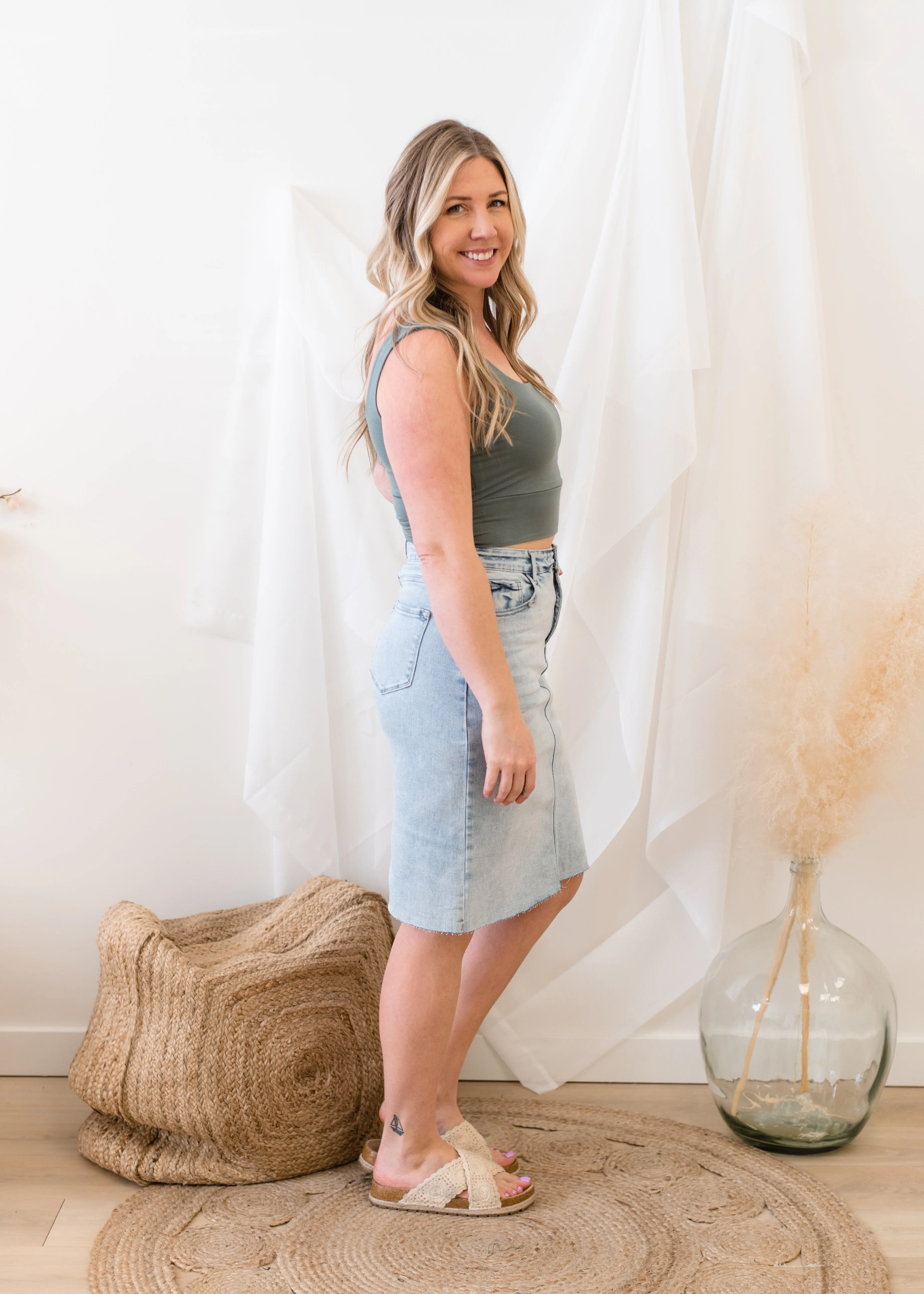 Devon Denim Skirt