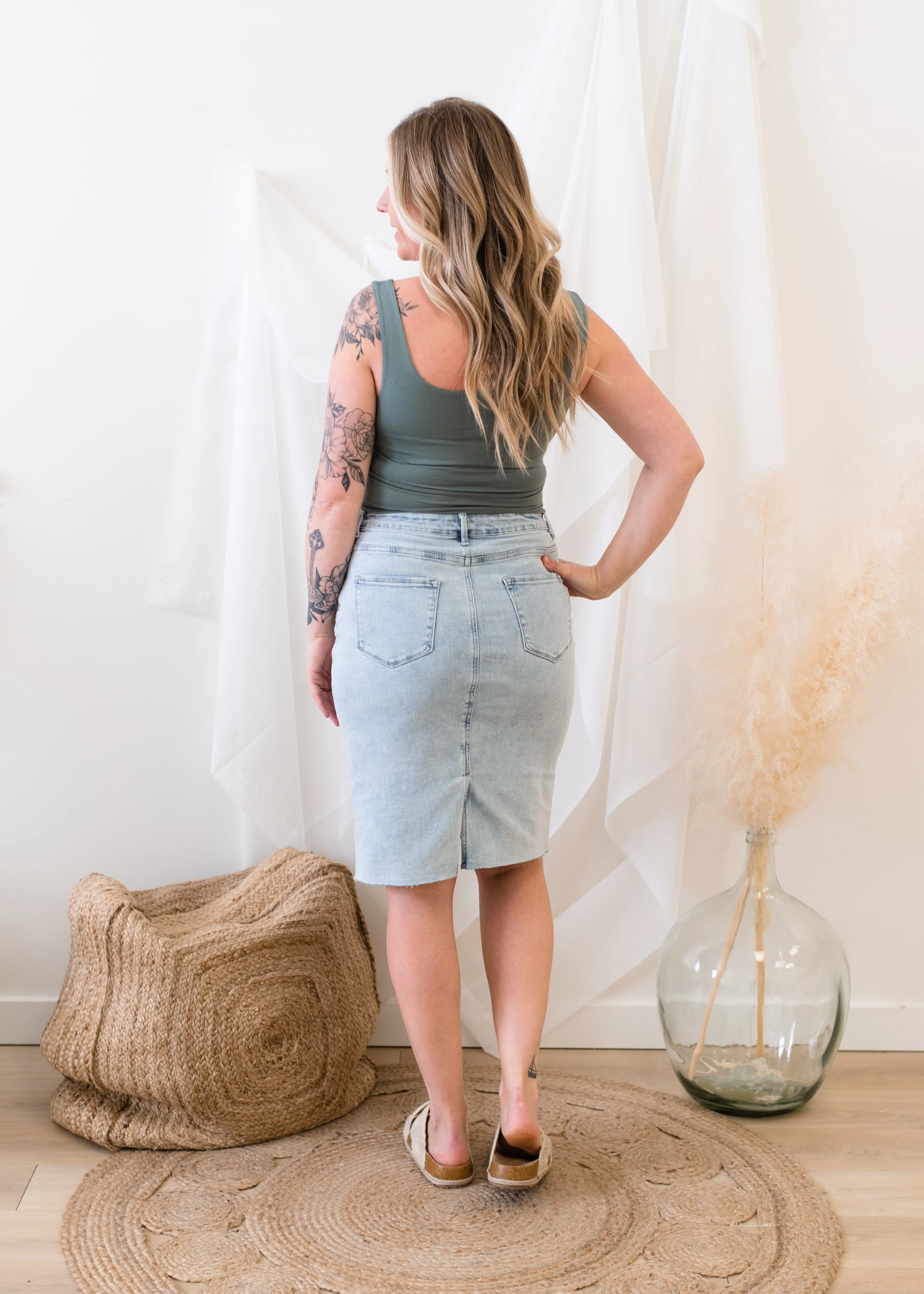 Devon Denim Skirt