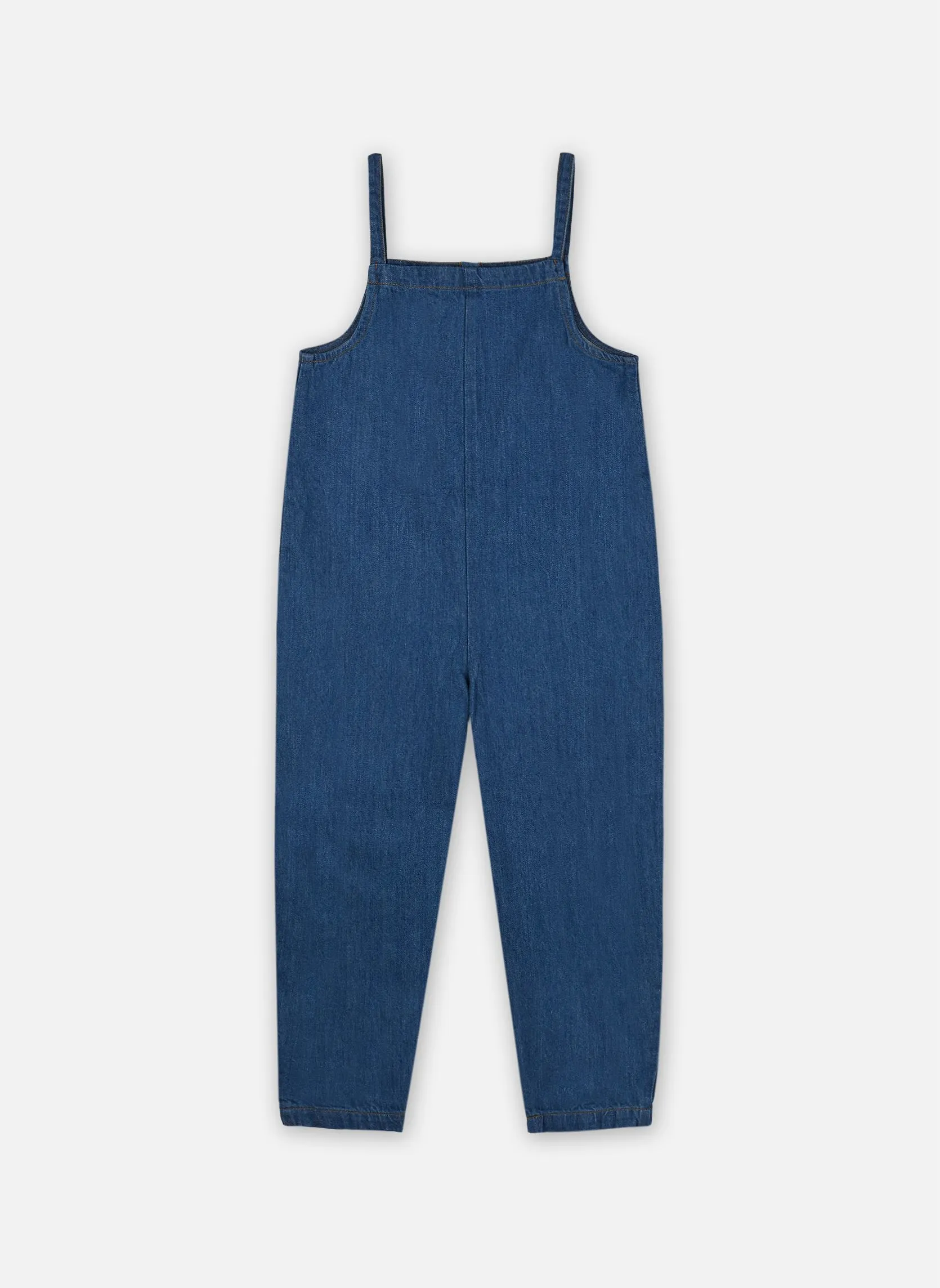 TinycottonsSolid Azzurro Denim Dungaree