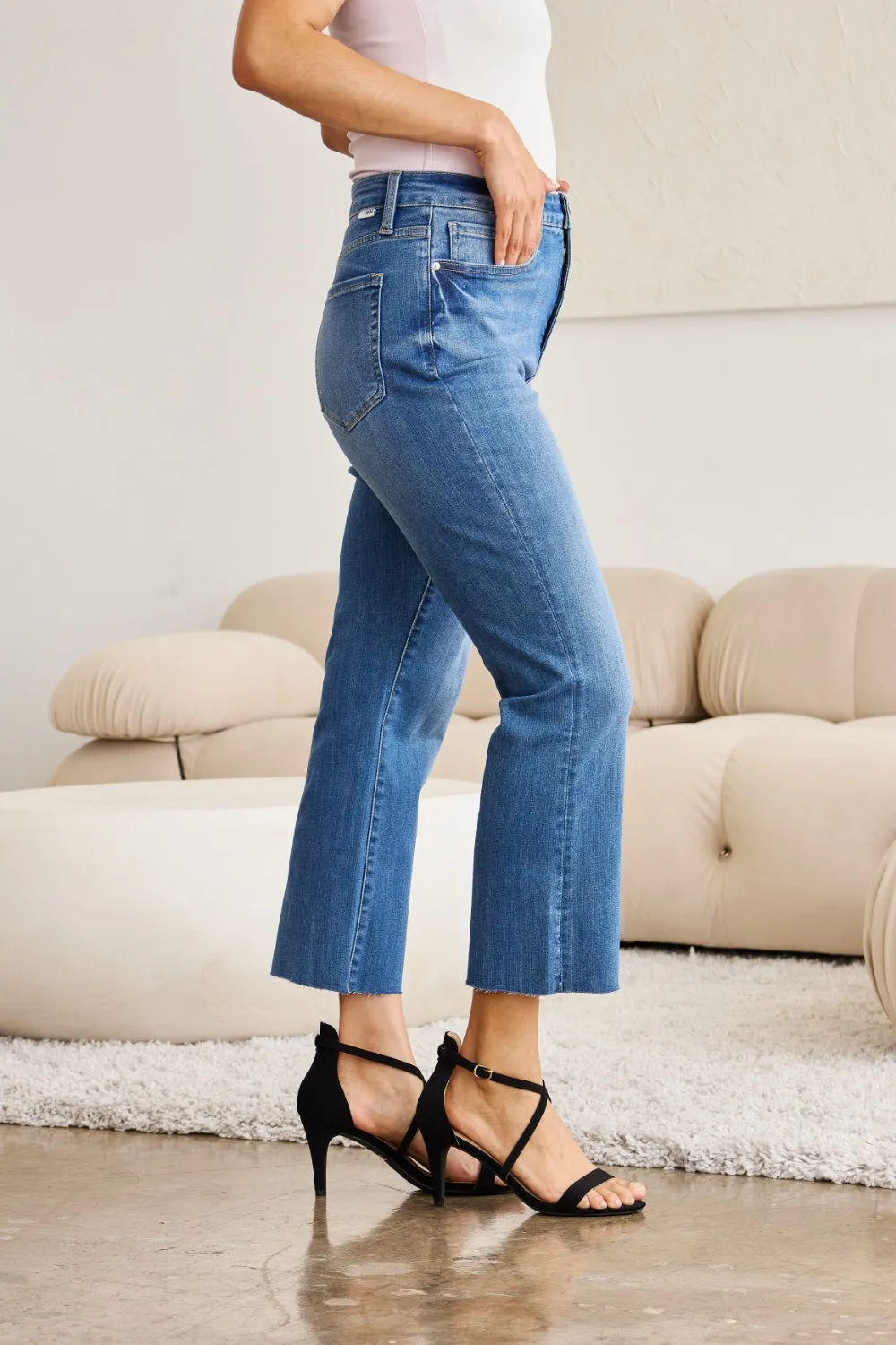 Full Size High Waist Tummy Control Jeans