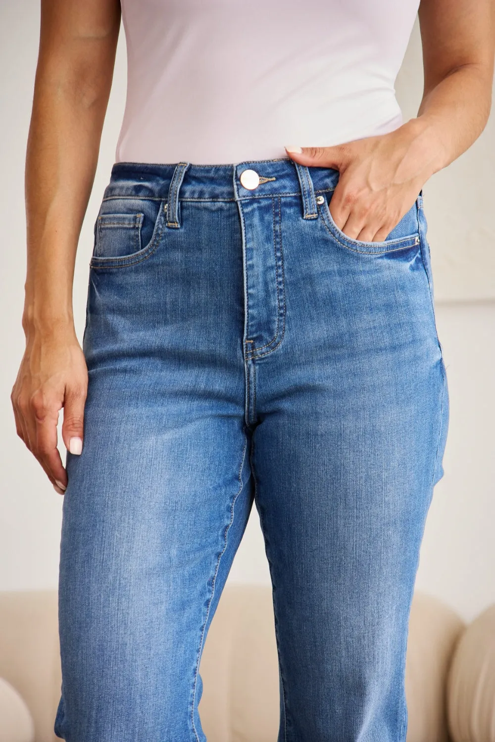 Full Size High Waist Tummy Control Jeans