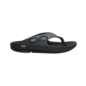 Oofos Graphite Black Recovery Sport Unisex Sandals