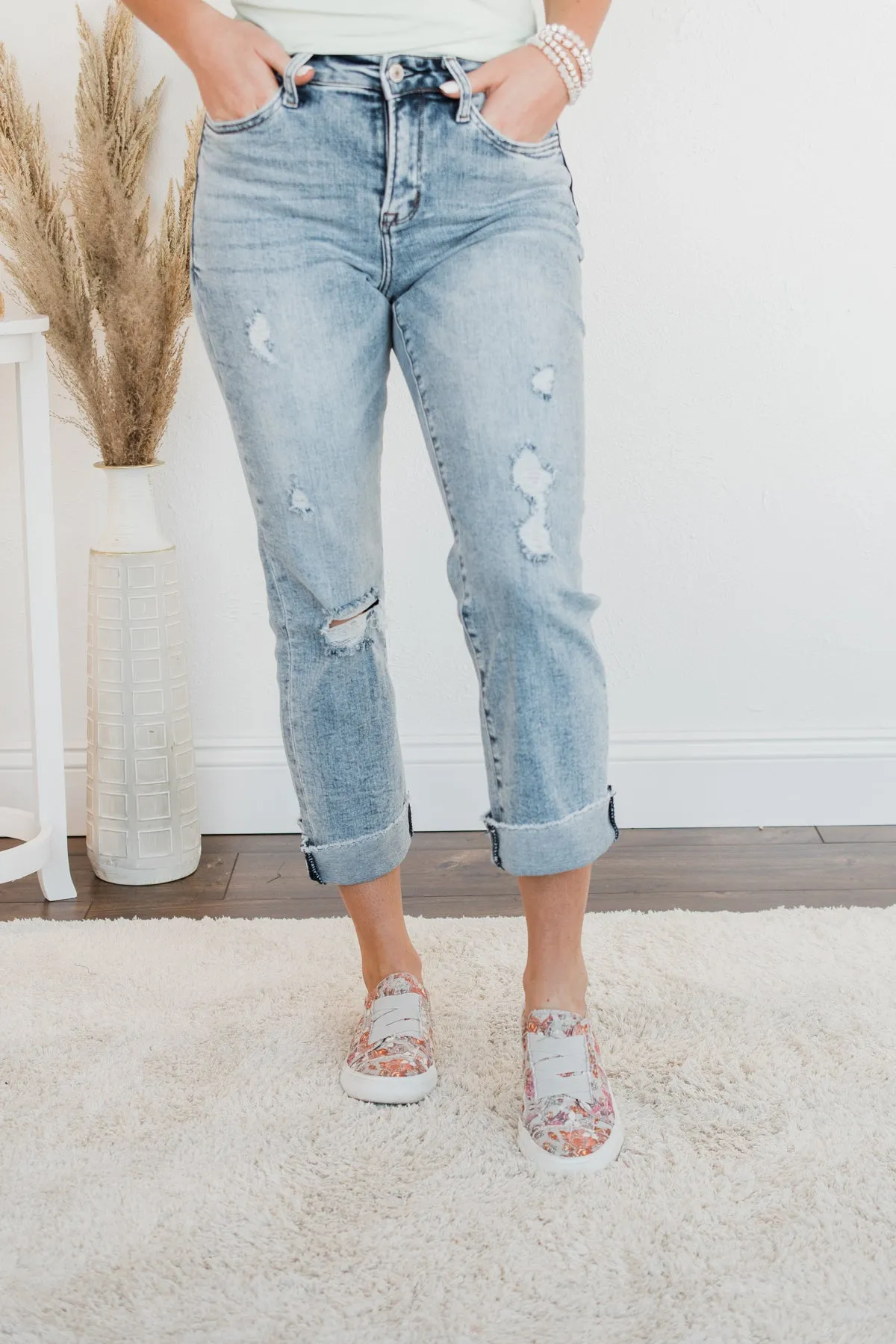 Wash Straight Fit Jeans