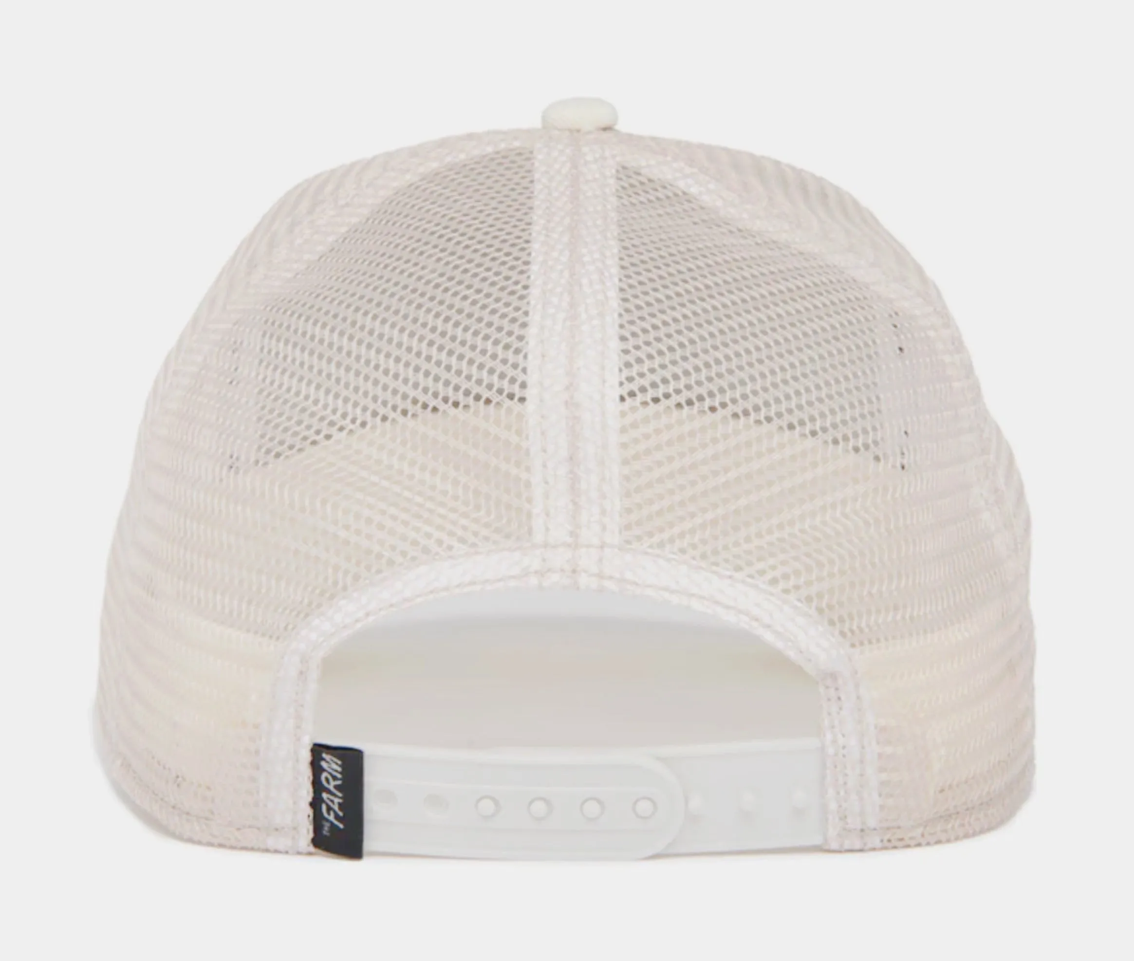 The Cock 14x14 Trucker Men's Hat White