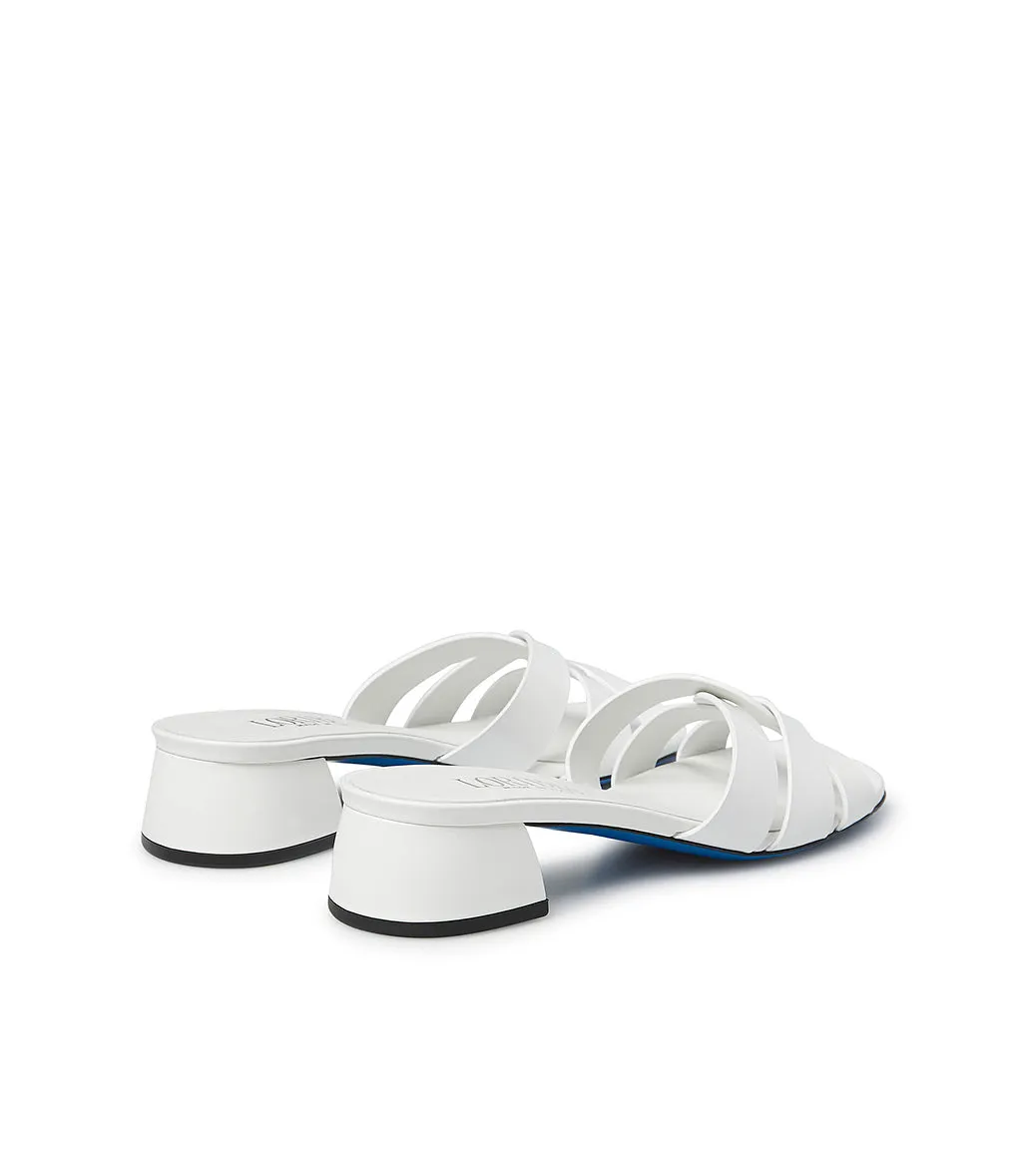 White Patent Leather Sandals