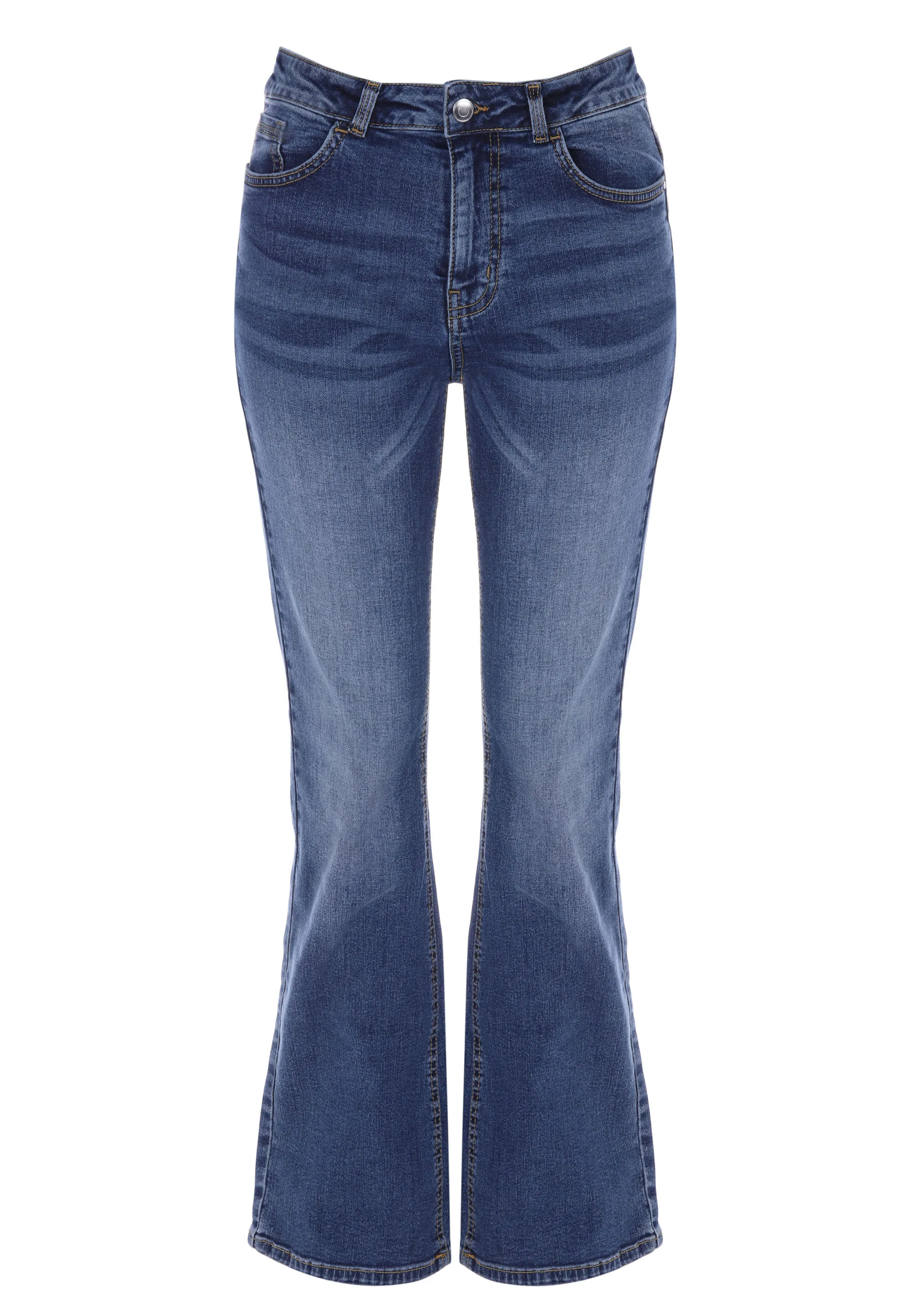 Women's Blue Slim Bootcut Jeans