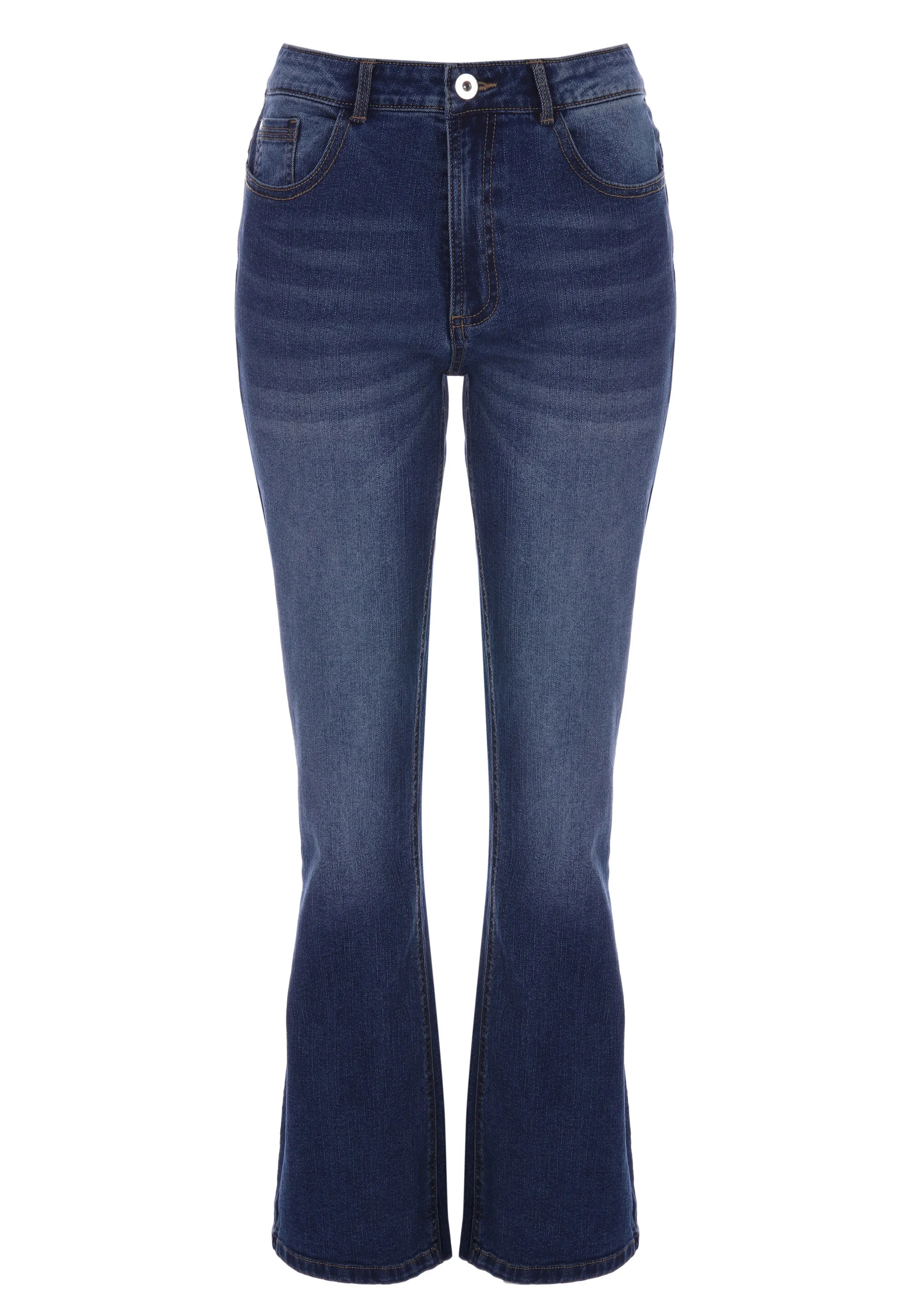 Women's Mid Blue Alexa Bootcut Jeans