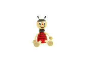 Handcrafted Wooden Ladybird Jumpie