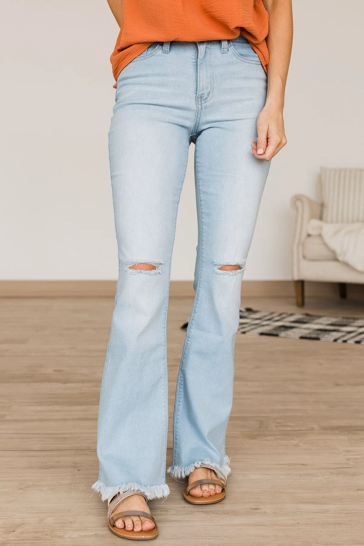 Marina Wash High-Rise Flare Jeans