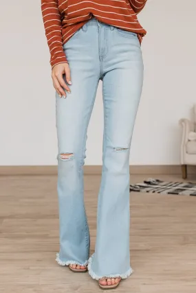 Marina Wash High-Rise Flare Jeans