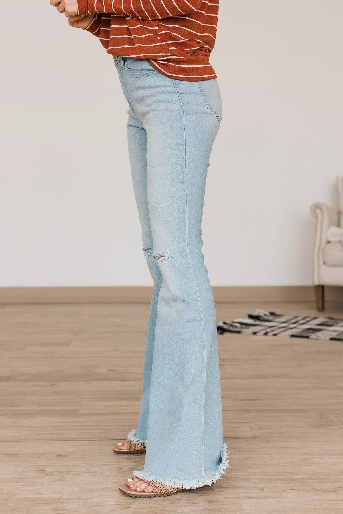 Marina Wash High-Rise Flare Jeans